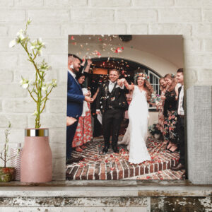 acrylic glass print wedding