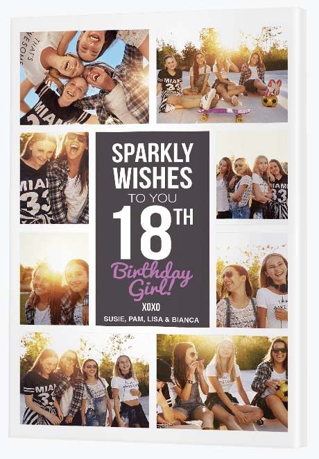 18th Birthday Present Ideas Canvas Factory