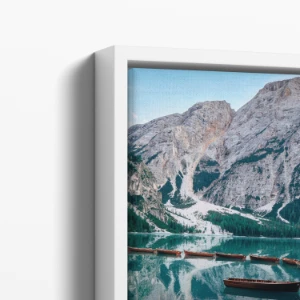 White Floating Frame