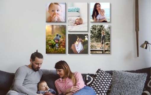 canvas picture wall