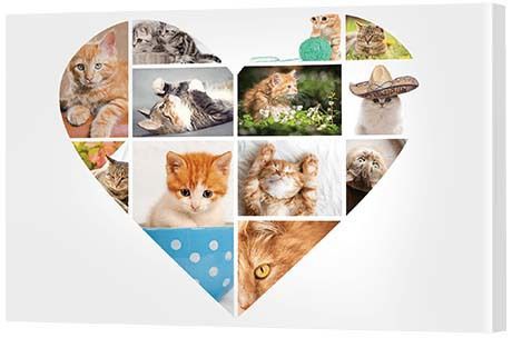 50th Birthday Presents - Heart Collage