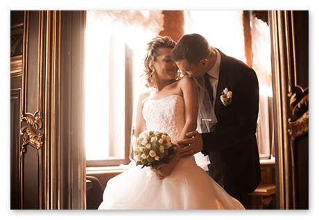 Silver Wedding Anniversary - Metal print