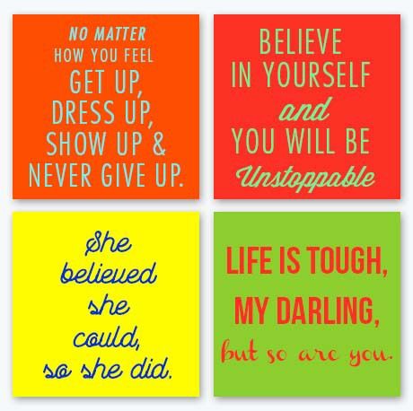 Photo Wall - Inspirational Quotes