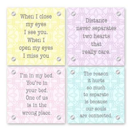 2nd Wedding Anniversary Gifts - Glass Wall Display