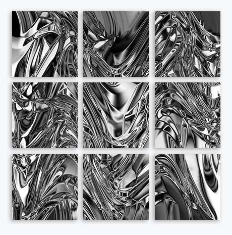 Silver Wedding Anniversary - Metal art