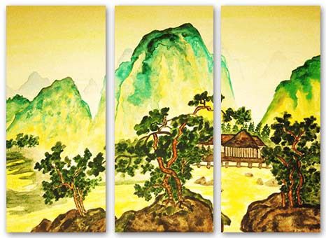 Stretched Canvas - Split Image Art