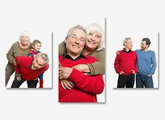 Glass Prints Wall Display - (2) 16" x 20" & (1) 20" x 30"