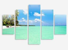Glass Prints Wall Display - (2) 12" x 8" & (2) 12" x 18" & (1) 12" x 36"
