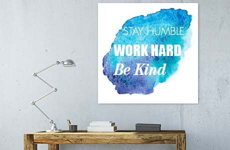 Stretched Canvas - Quote Print