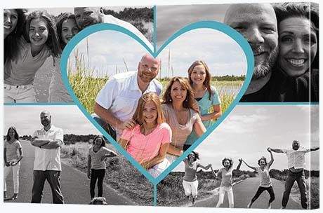 10th Wedding Anniversary Gift - Modish Collage