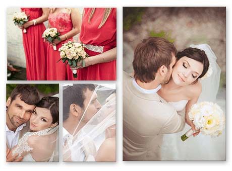 Photo Wall - Metal Wedding Print