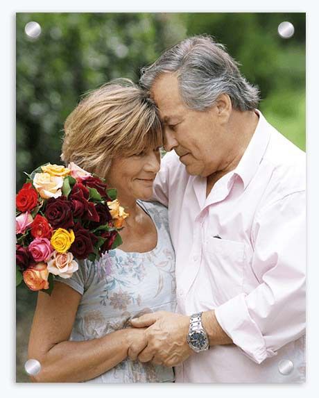 70th Birthday Gift Ideas - Glass Print