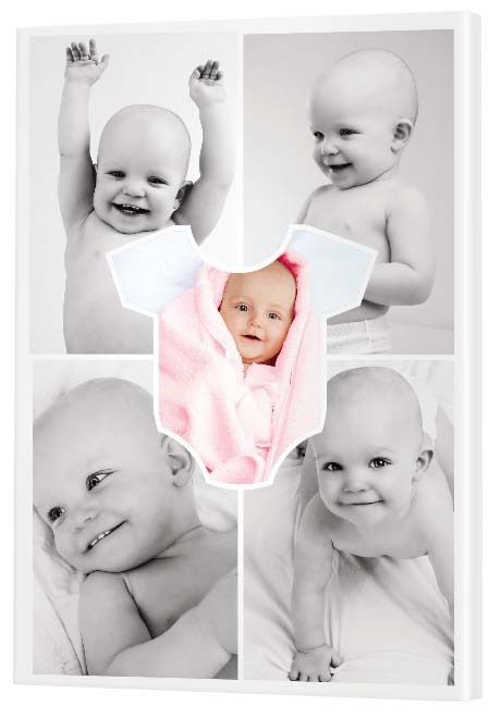 Photo Collage Ideas - Baby Romper Collage