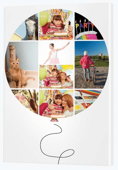 Photo Collage Ideas - Balloon Collage