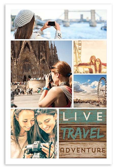 Photo Collage Ideas - Travel Collage