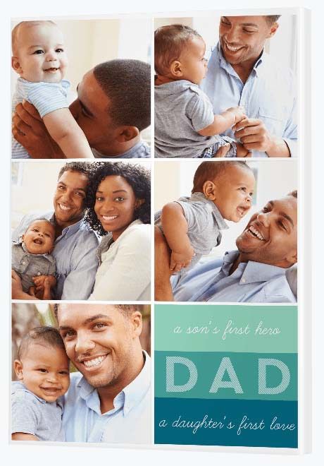 Photo Gifts - Fathers Day Collage Canvas