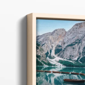 Wood Grain Floating Frame