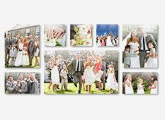 Glass Prints Wall Display - (2) 16" x 20" & (2) 16" x 10" & (3) 10" x 10" & (1) 34" x 20"