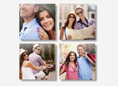 Glass Prints Wall Display - (4) 20" x 20"