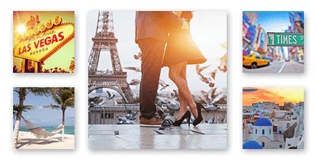 10th Wedding Anniversary Gift - Canvas Wall Display