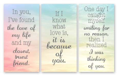 1 Year Anniversary Gift Ideas - Wall Display Quotes