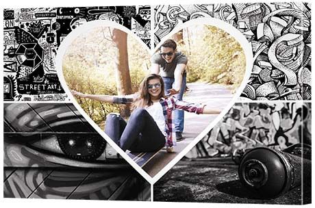 18th Birthday Present Ideas - Heart Collage