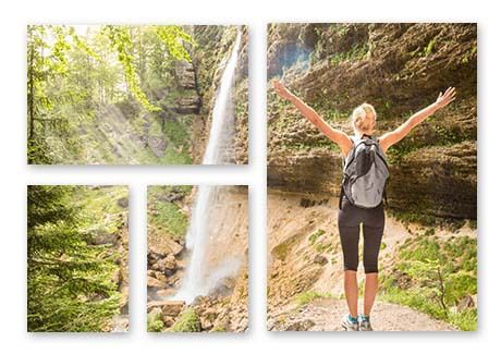 40th Birthday Gift Ideas - Split Image Print