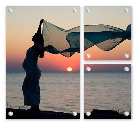 Glass Photo Prints - Split Image