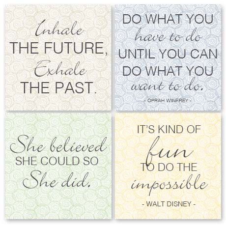 18th Birthday Present Ideas - Quotes Display