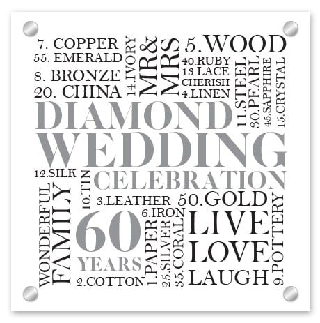 Diamond Wedding Anniversary