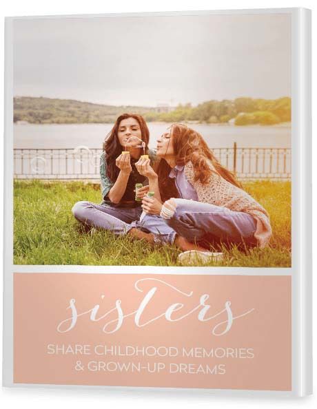 Birthday Present Ideas - Sister Quote Canvas