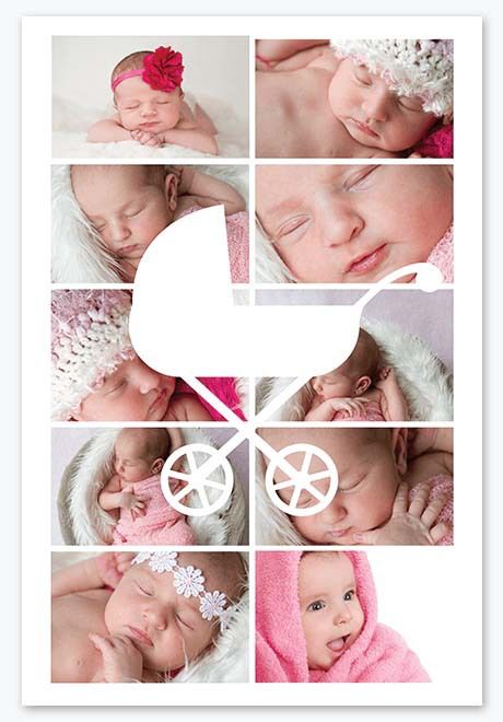 Christening Gifts - Baby Carriage Print