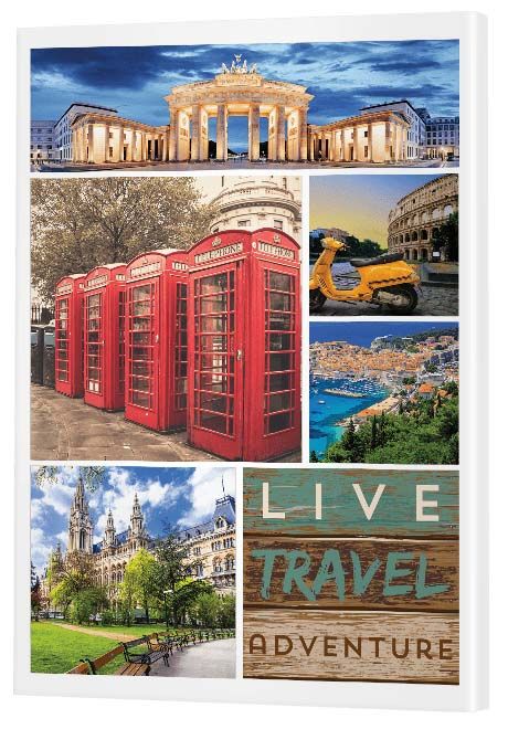 18th Birthday Present Ideas - Travel Collage