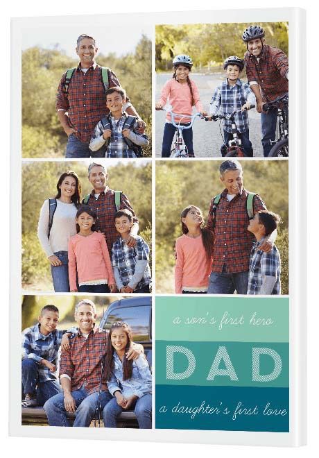 40th Birthday Gift Ideas - Themed Collage Dad
